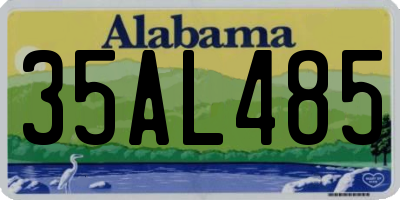 AL license plate 35AL485