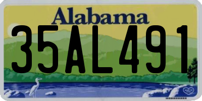 AL license plate 35AL491