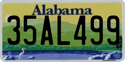 AL license plate 35AL499