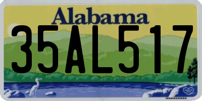 AL license plate 35AL517