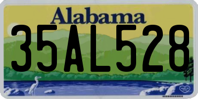 AL license plate 35AL528