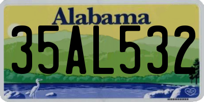 AL license plate 35AL532