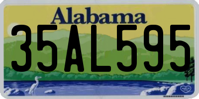 AL license plate 35AL595