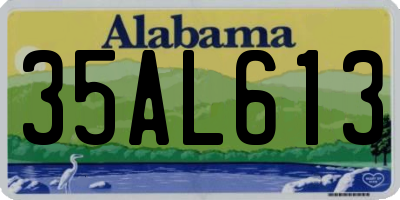 AL license plate 35AL613