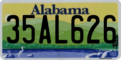 AL license plate 35AL626