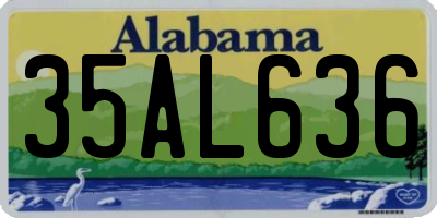 AL license plate 35AL636
