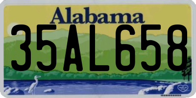 AL license plate 35AL658