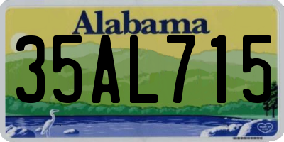 AL license plate 35AL715