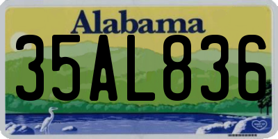 AL license plate 35AL836