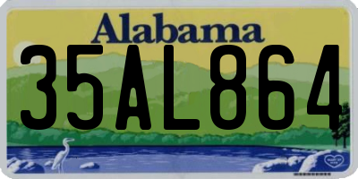 AL license plate 35AL864