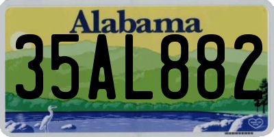 AL license plate 35AL882