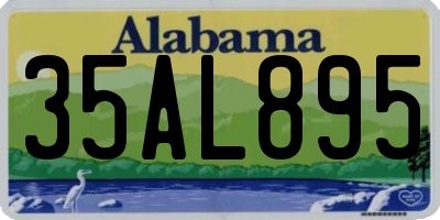 AL license plate 35AL895