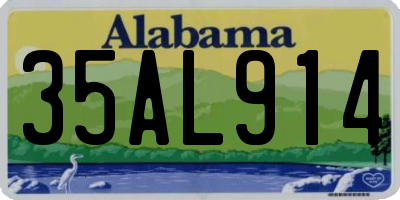 AL license plate 35AL914