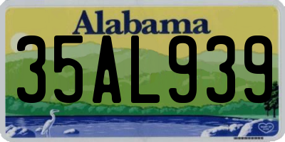 AL license plate 35AL939