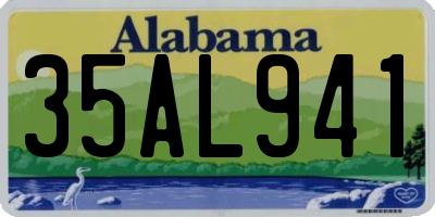 AL license plate 35AL941