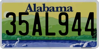 AL license plate 35AL944