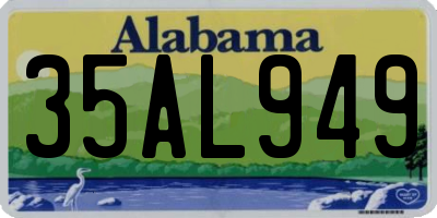 AL license plate 35AL949