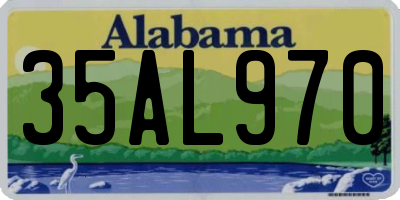 AL license plate 35AL970