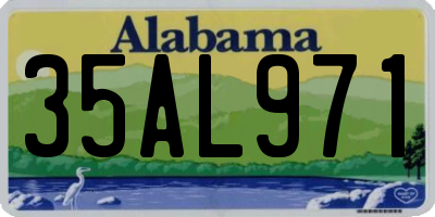 AL license plate 35AL971
