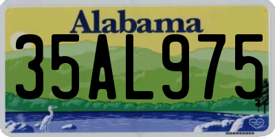 AL license plate 35AL975