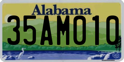 AL license plate 35AM010