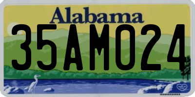 AL license plate 35AM024