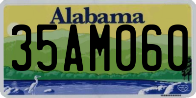 AL license plate 35AM060