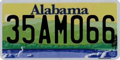 AL license plate 35AM066