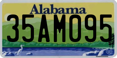 AL license plate 35AM095