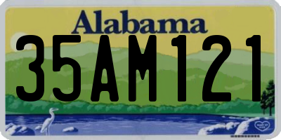AL license plate 35AM121