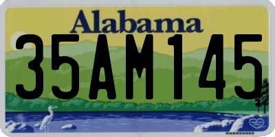 AL license plate 35AM145