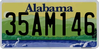 AL license plate 35AM146