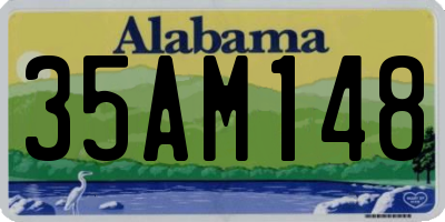 AL license plate 35AM148