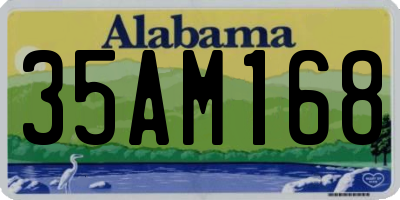 AL license plate 35AM168