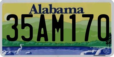 AL license plate 35AM170