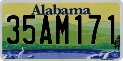 AL license plate 35AM171