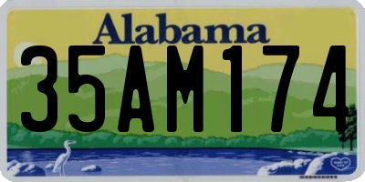 AL license plate 35AM174