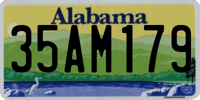 AL license plate 35AM179