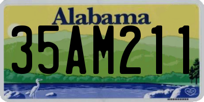 AL license plate 35AM211