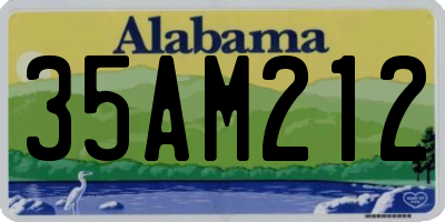 AL license plate 35AM212