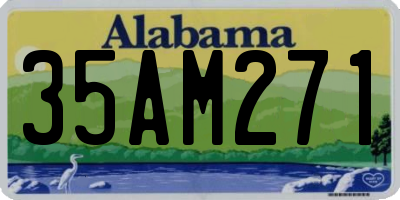 AL license plate 35AM271