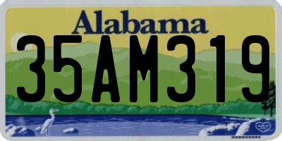 AL license plate 35AM319