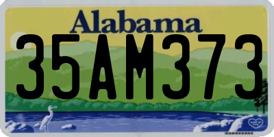 AL license plate 35AM373