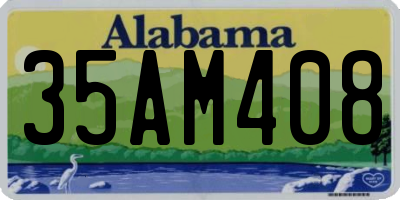 AL license plate 35AM408
