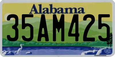 AL license plate 35AM425