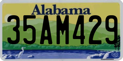 AL license plate 35AM429