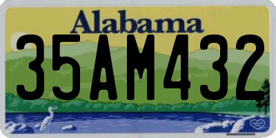 AL license plate 35AM432