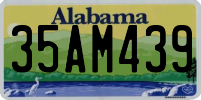 AL license plate 35AM439