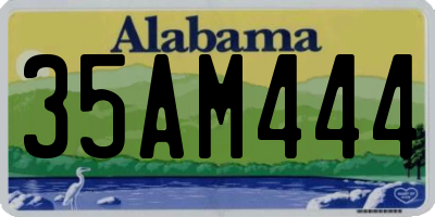AL license plate 35AM444