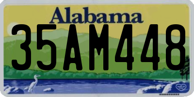 AL license plate 35AM448